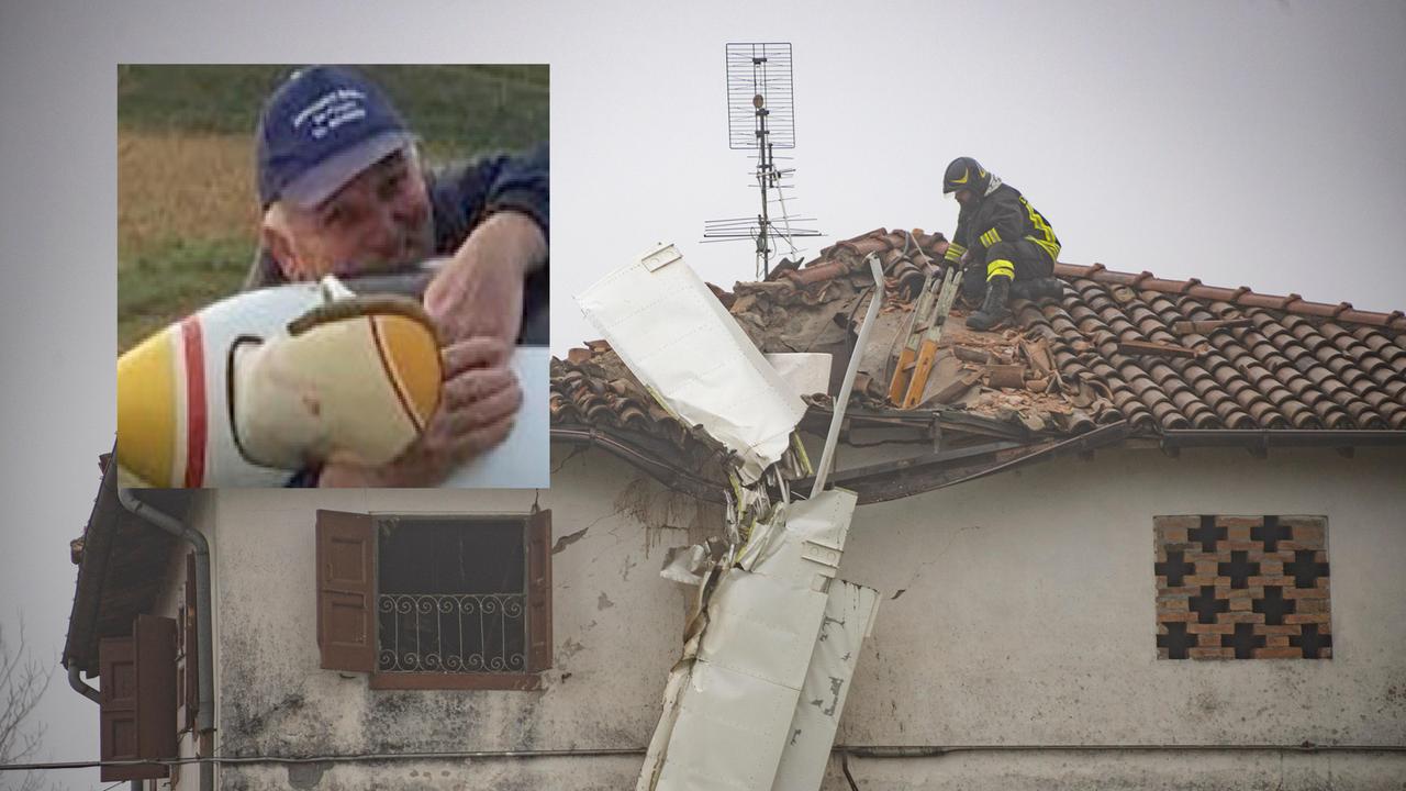 Incidente tra Albareto e Bastiglia. Si schianta con l’aereo sul tetto di una casa: muore pilota di 70 anni 