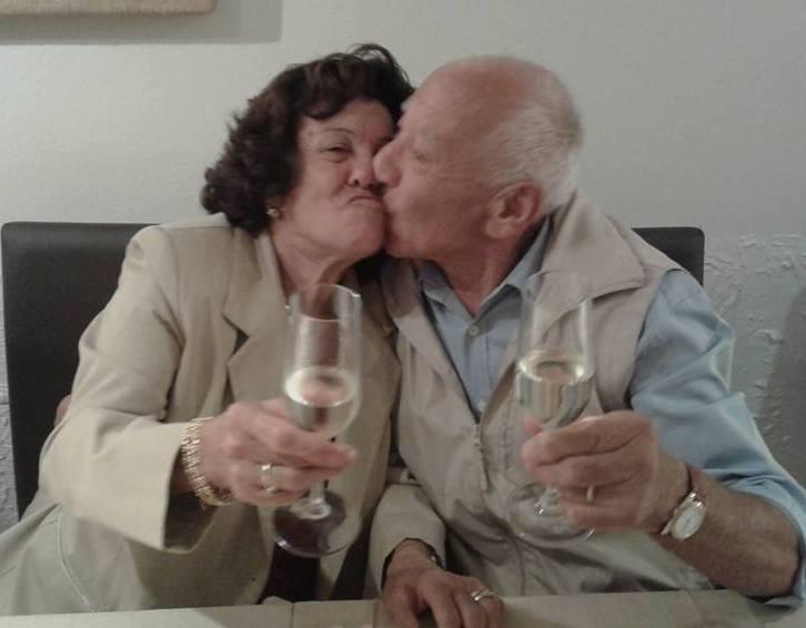 I coniugi Graziella Sartorelli e Pietro Baldini in una bella foto di qualche anno fa
