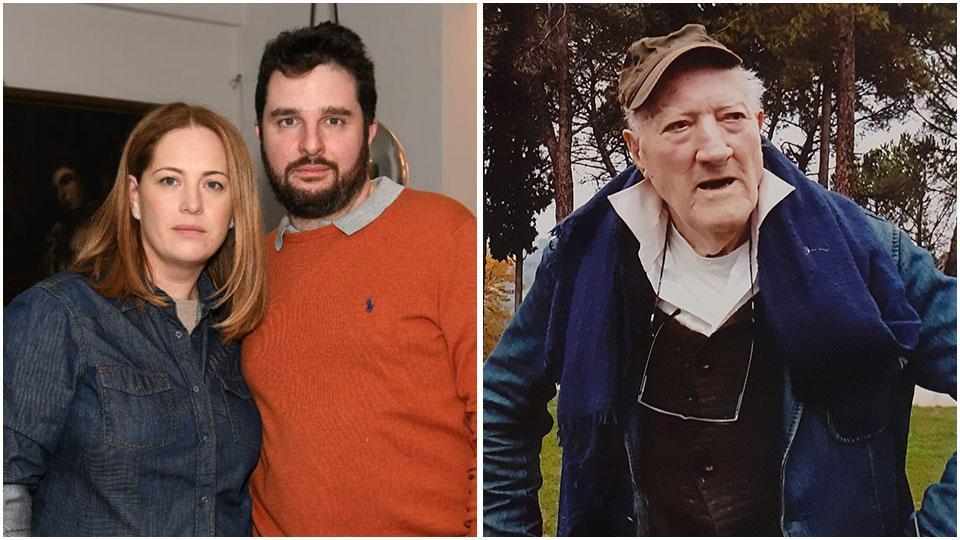 Natalia Filippova e Marco Giomi, il pittore lucchese Giampiero Garzella, 90 anni