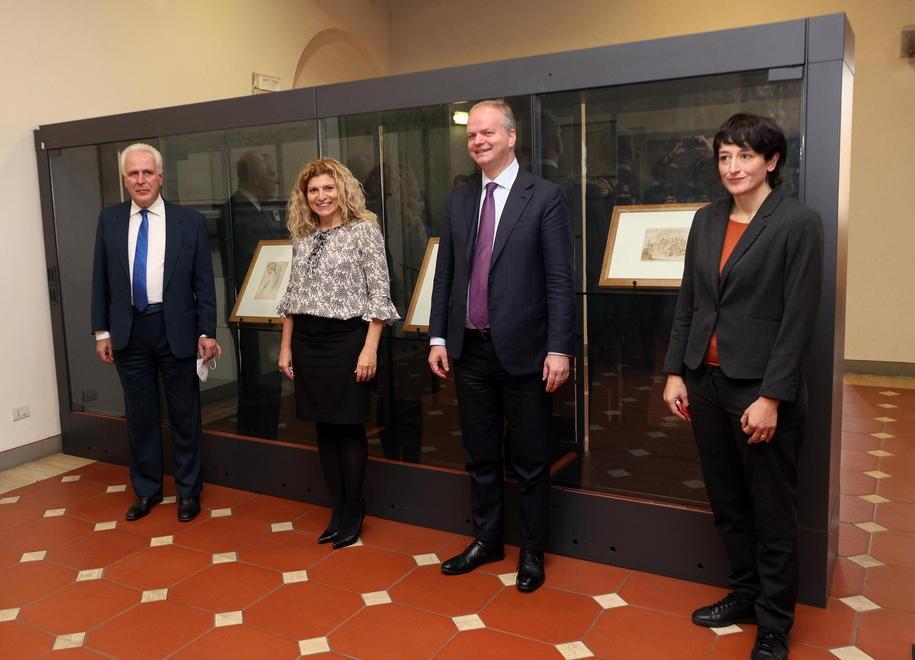 Eike Schmidt e Giani inaugurano gli Uffizi diffusi a Monsummano 