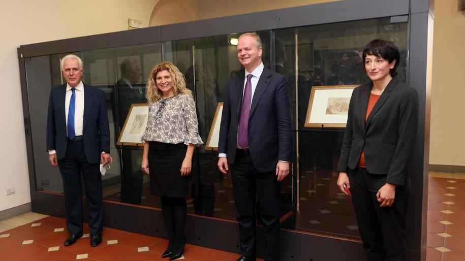 Eike Schmidt e Giani inaugurano gli Uffizi diffusi a Monsummano