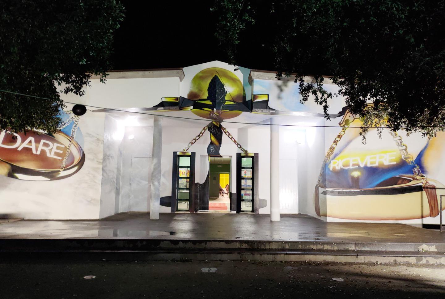 “Dare e ricevere” murale a Simaxis 