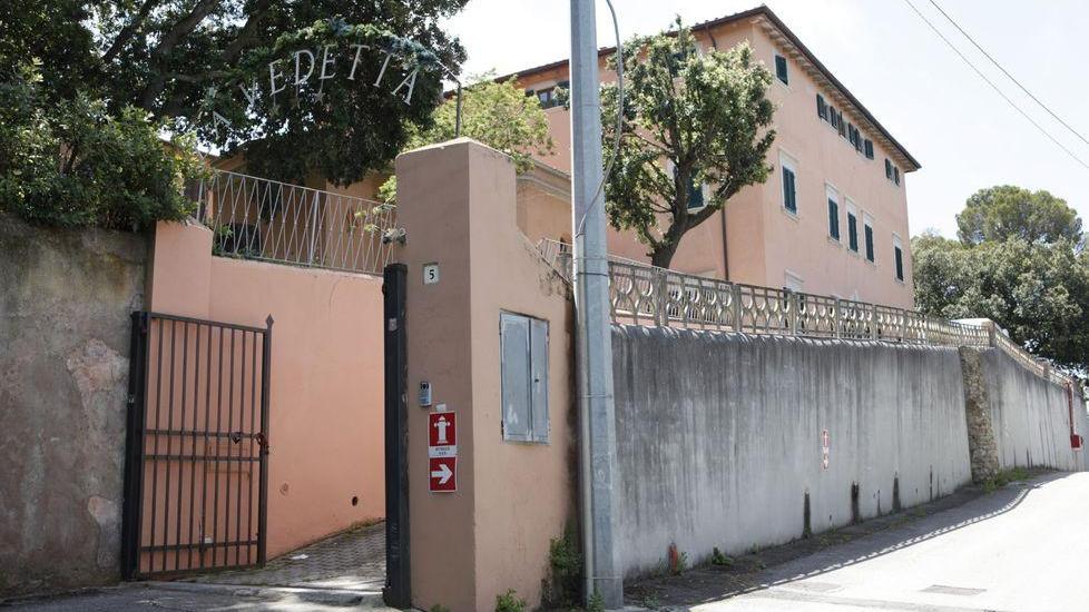 L’ingresso della Rsa in via della Lecceta