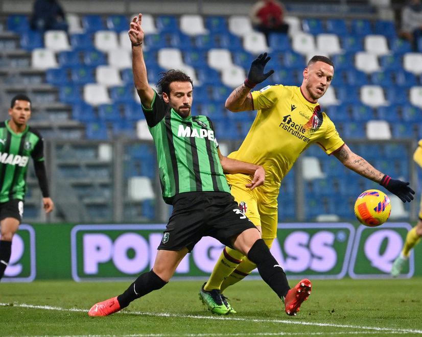 Sassuolo sconfitto in casa dal Bologna 
