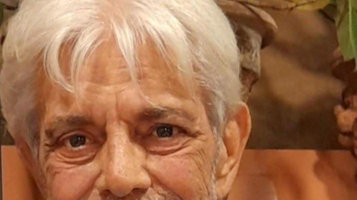 Virgilio Simonti in una foto di poche settimane fa scattata in famiglia in occasione del 72° compleanno