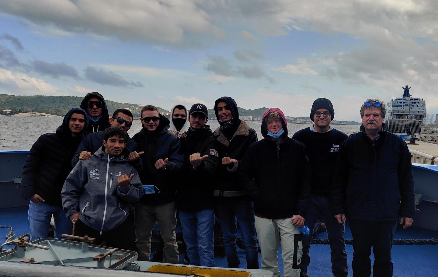 Gli studenti del Nautico fanno pratica a Olbia 