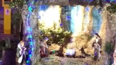 Luci puntate sul presepe gigante della Pro loco