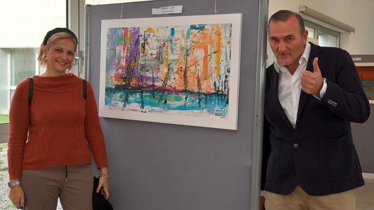 Al museo i quadri di Andrea Monaco