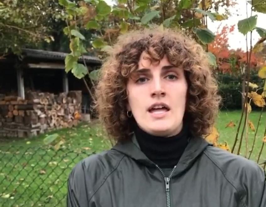 Elisa Barbato, rappresentante del Comitato per la tutela del bosco di Pioppete