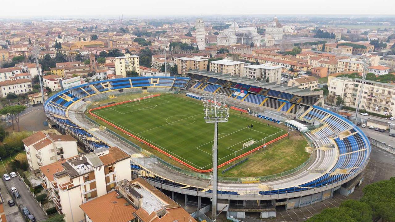 Una veduta dell'Arena Garibaldi-Anconetani (foto Fabio Muzzi)