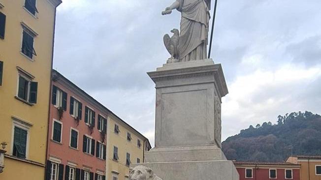Restauri, terminato recupero statua Beatrice D'Este a Carrara