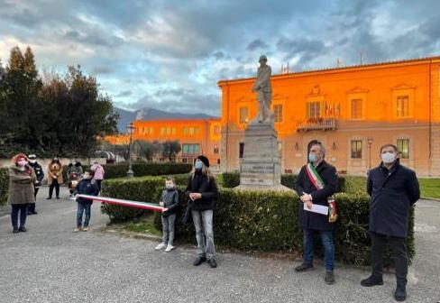 Monumento ai Caduti di Calci inaugurazione dopo il restauro