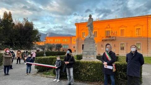 Monumento ai Caduti di Calci inaugurazione dopo il restauro