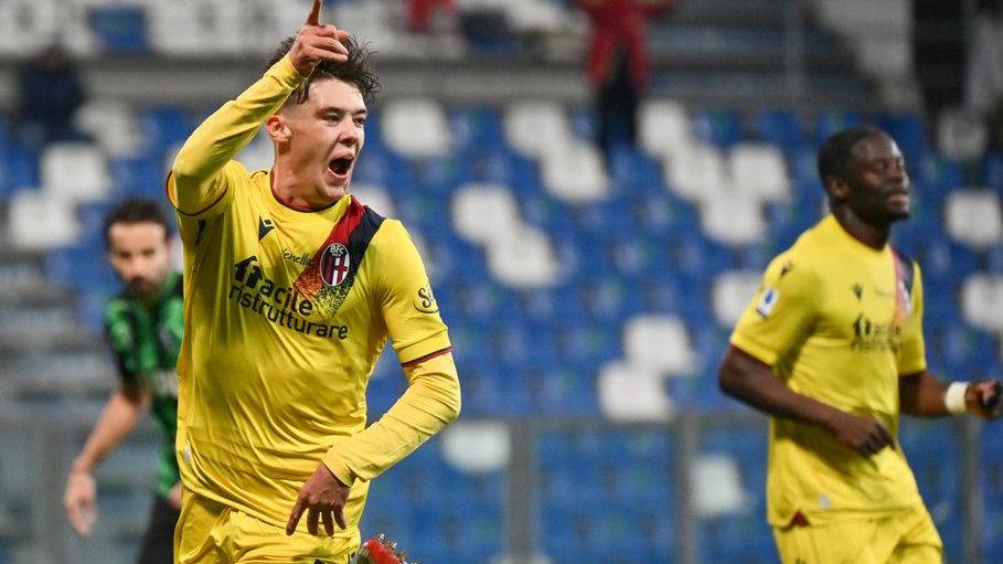 Il Sassuolo crolla nel derby col Bologna che gli rifila tre reti