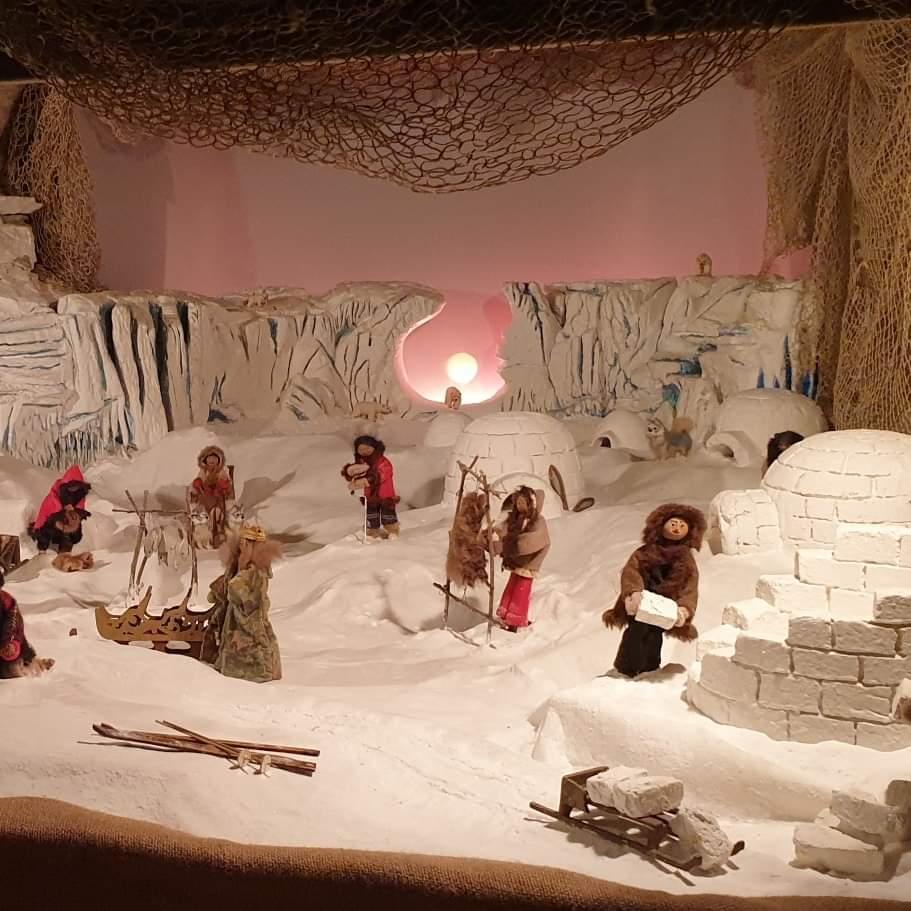 Il presepe nel ghiaccio di Tofori, a Capannori