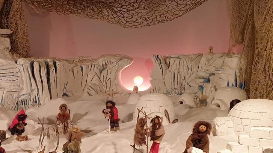 Il presepe nel ghiaccio di Tofori, a Capannori