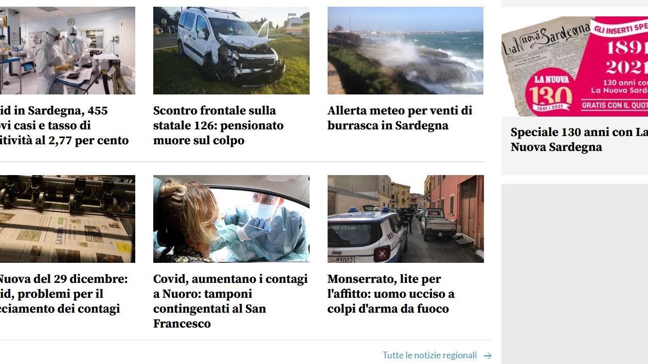 Il sito della Nuova Sardegna al top in Italia per affidabilità dell'informazione