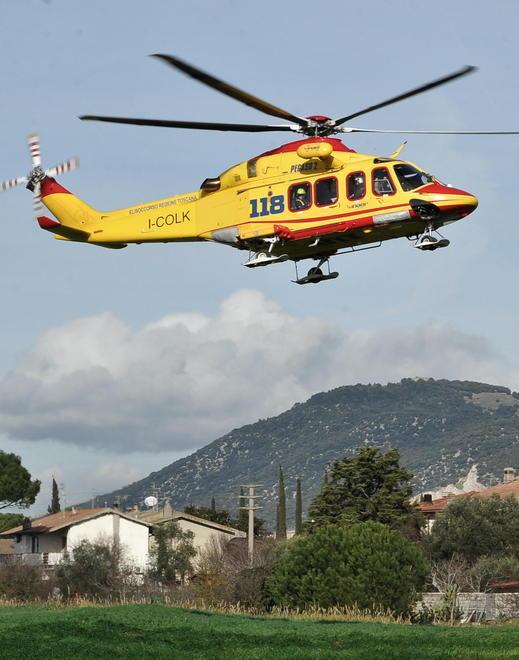 Neonato sull’elisoccorso Ricoverato d’urgenza dopo un malore in casa