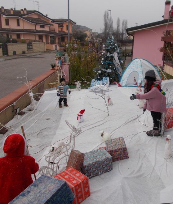 Il villaggio di Natale che incanta il paese