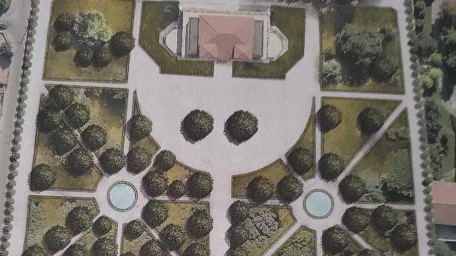Un rendering del parco