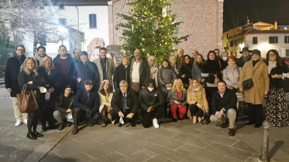 I rappresentanti dei club Lions di Prato