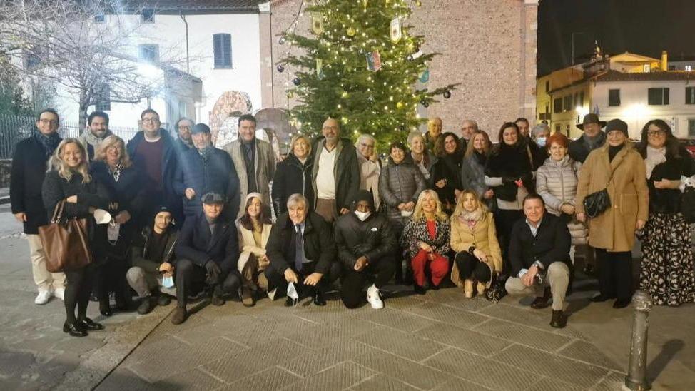 I rappresentanti dei club Lions di Prato