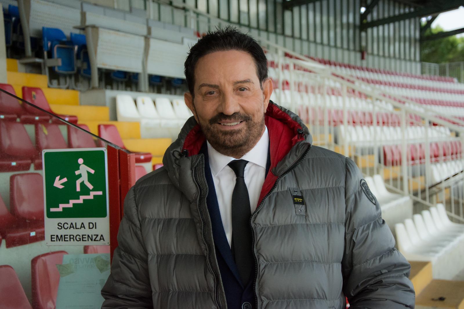 Nicola Di Matteo allo stadio Zecchini, appena arrivato in città (Foto AgenziaBF)
