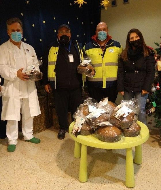 Assistenza Privata e i panettoni a Pediatria