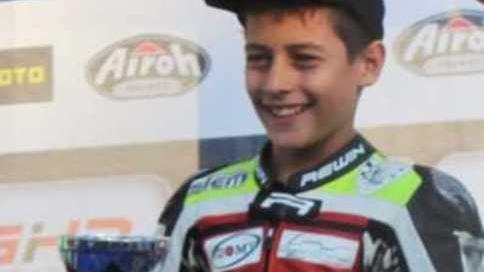 Jacopo Villani, 14 anni punta deciso al Campionato Velocità