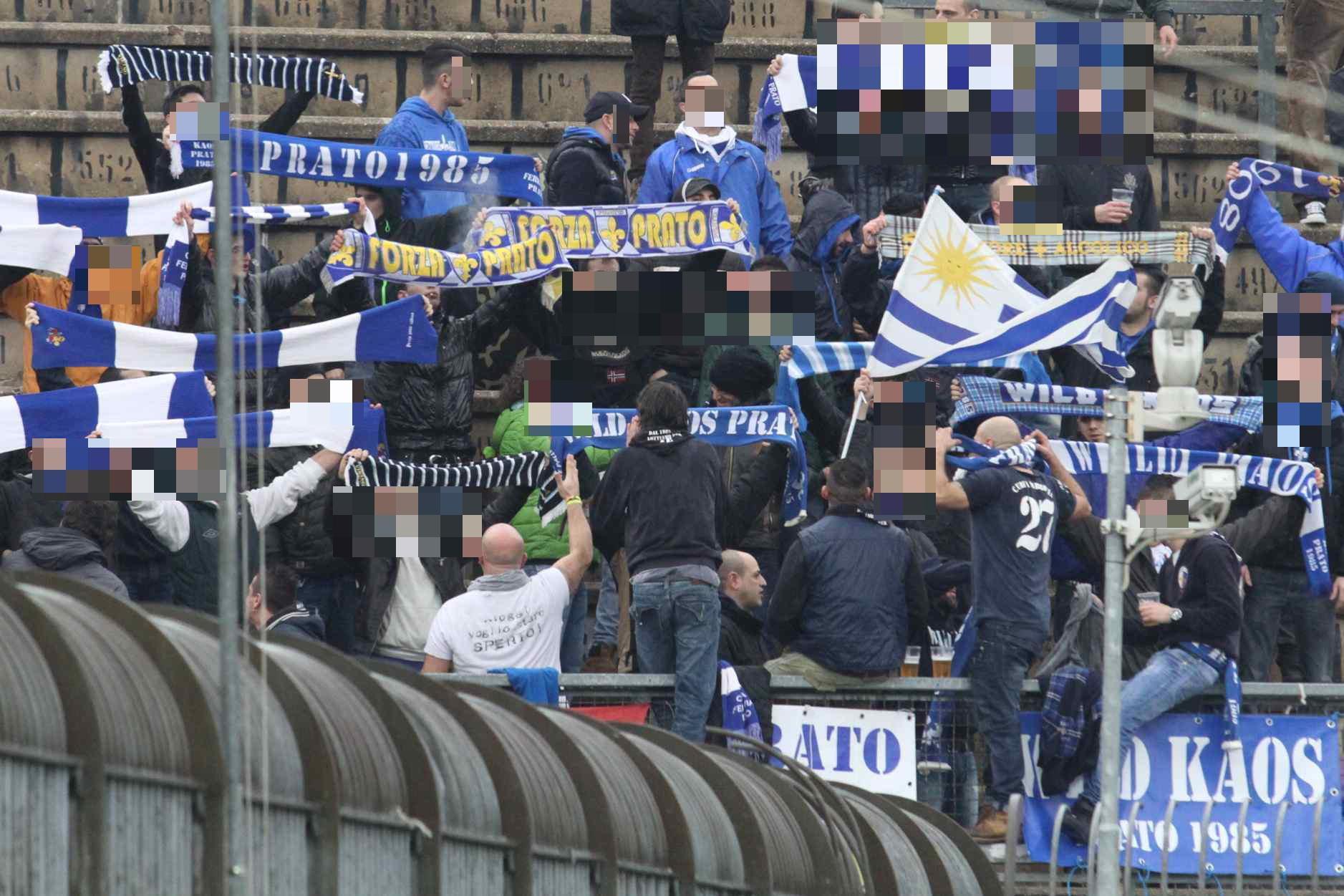 Rissa prima di Ravenna-Prato, 36 Daspo per i tifosi