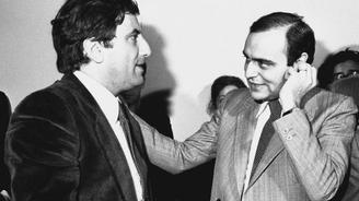 Fulvio Damiani con Bruno Vespa in una foto del 1980
