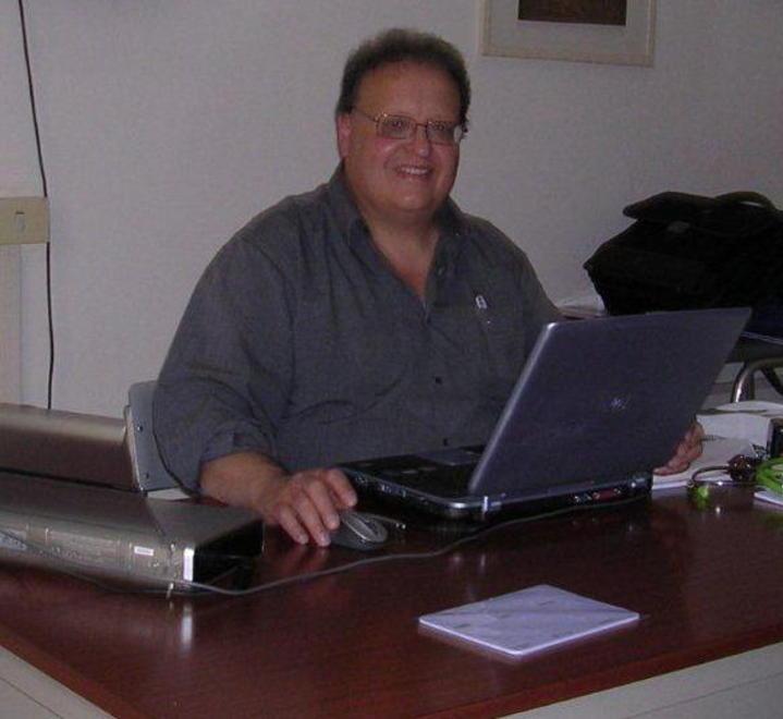 Federico Calvani in una foto del Tirreno scattata il suo primo giorno di lavoro a San Marcello