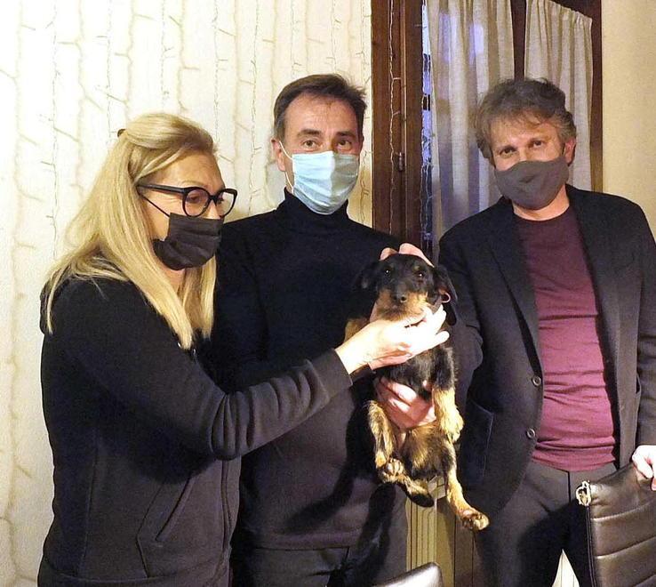 Cagnolina precipita in un crepaccio di 15 metri, odissea per recuperarla 