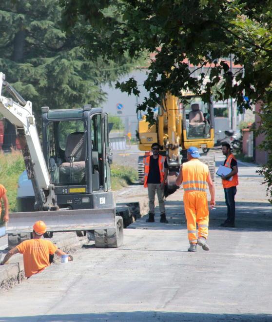 Domani partono due cantieri in strada