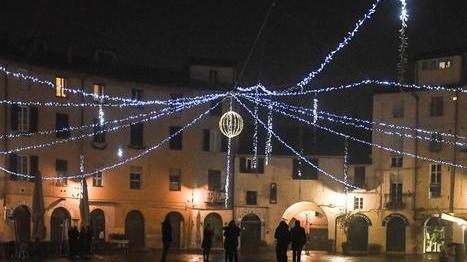 Centro storico semi deserto nella serata di fine anno