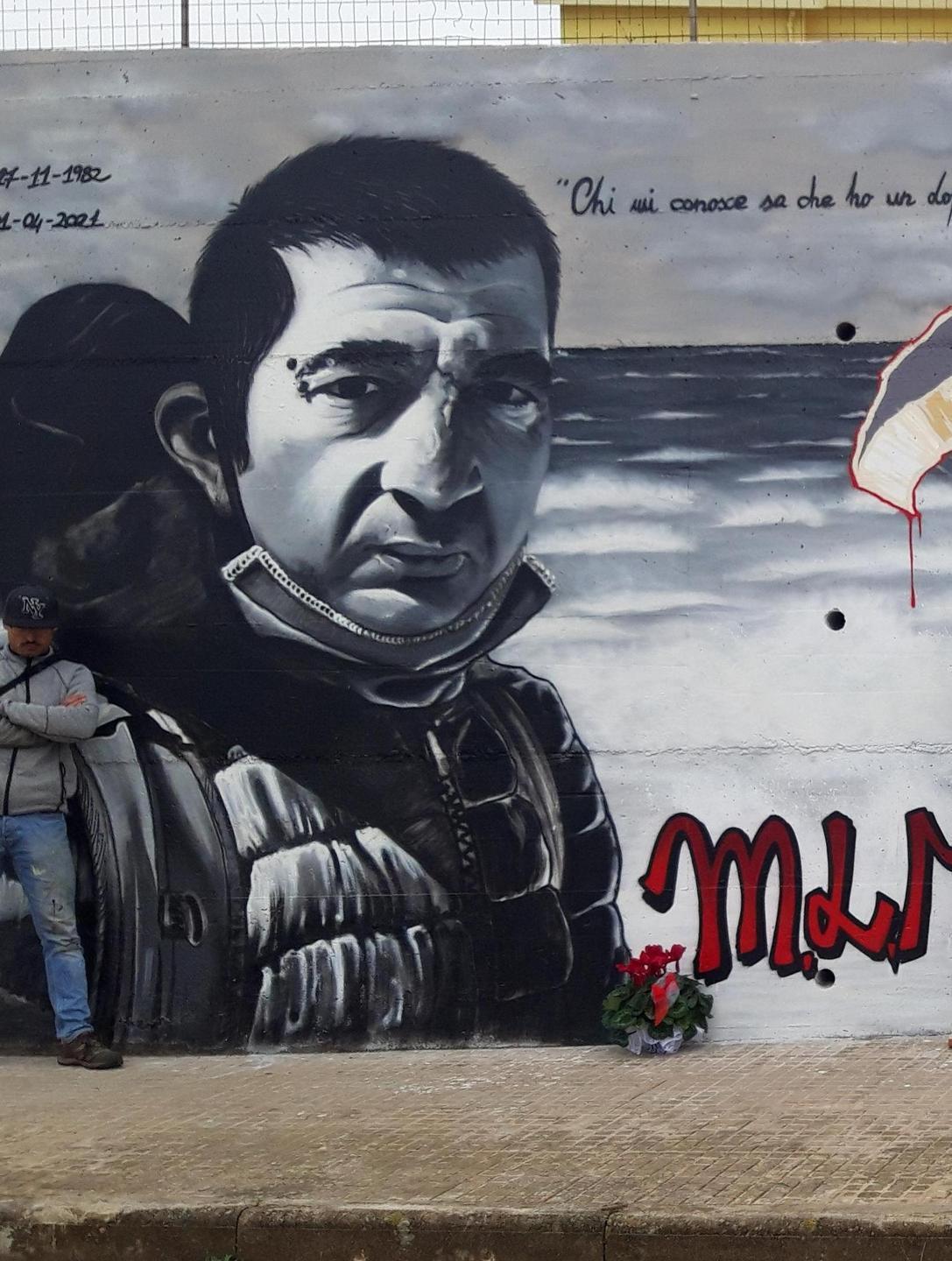 Un murale per ricordare Mario Sedda 