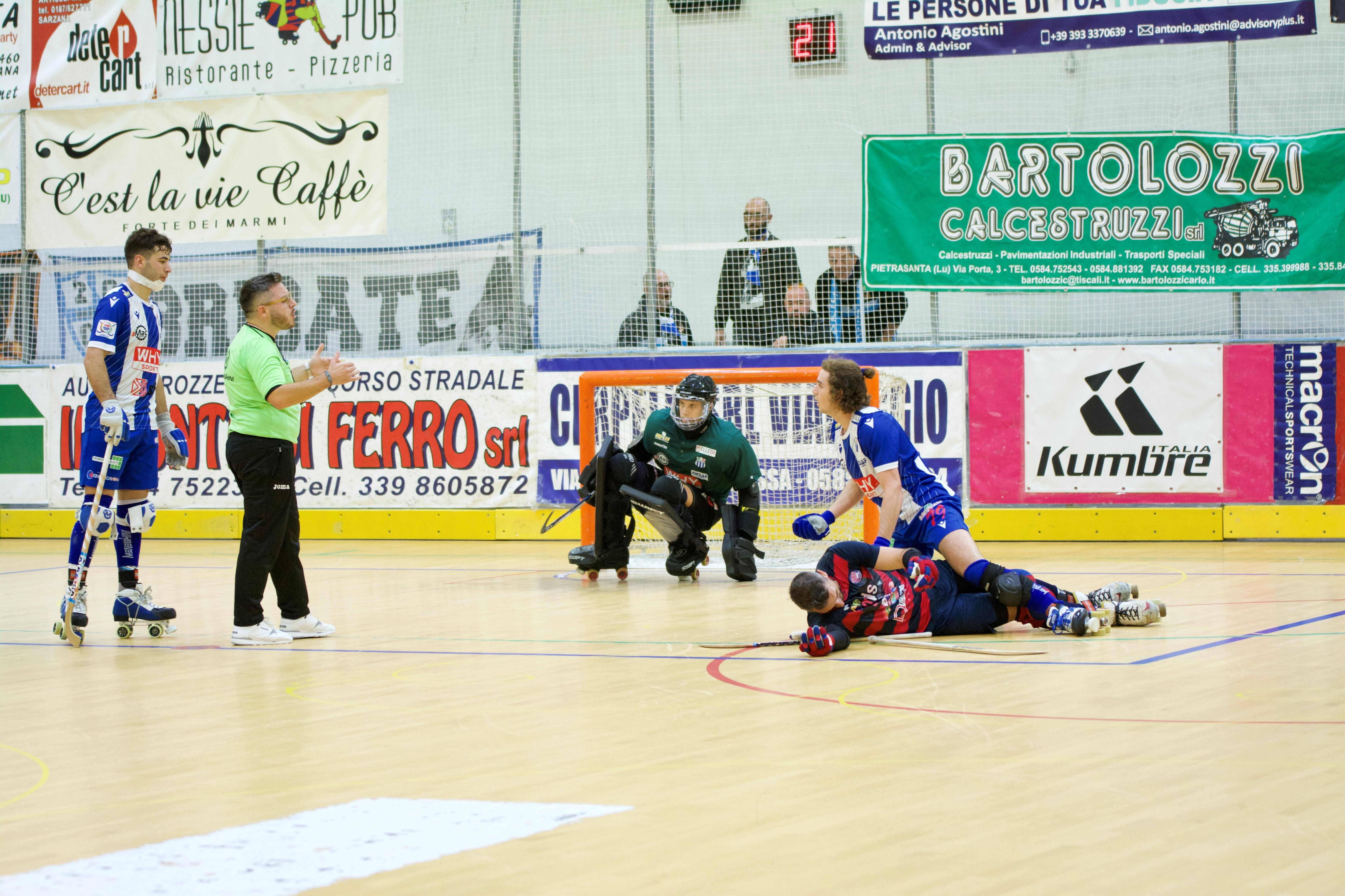 Una gara di campionato dei rossoblù (foto di  Sonia Fusalli)