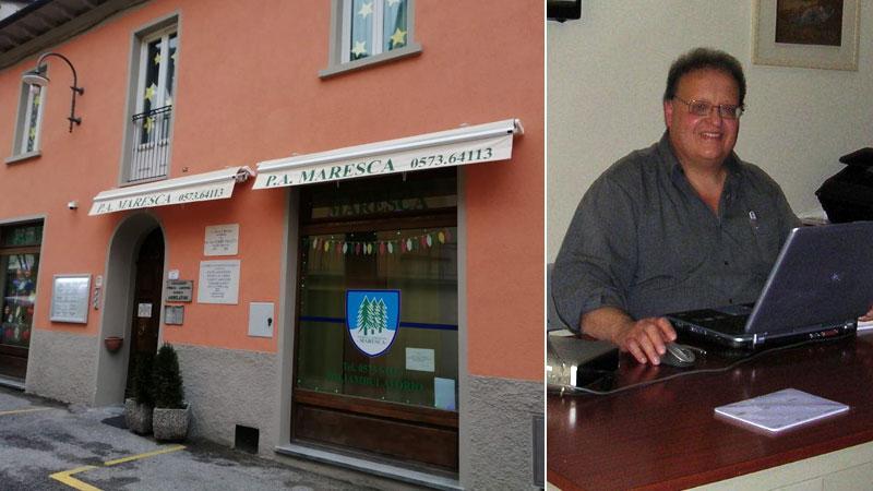 Il poliambulatorio di Maresca dove il 31 mattina Federico Calvani è stato arrestato dai carabinieri