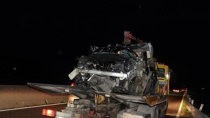 L'auto su cui viaggiavano Marta e il suo fidanzato: l'11 novembre del 2021 lo schianto sulla statale Aurelia (Foto di Enzo Russo)