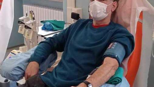 Sergio è da record: ha fatto 250 donazioni tra sangue e plasma