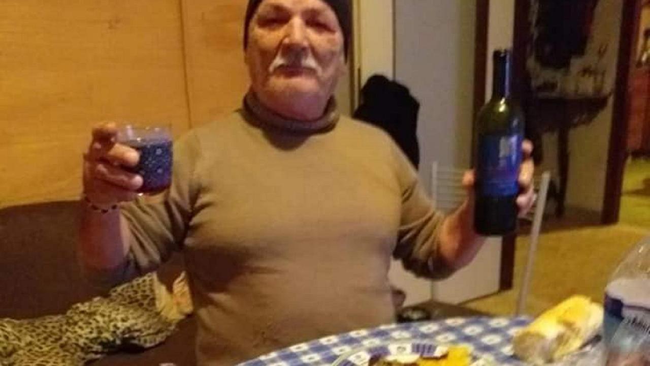 Una foto di Luciano Bartolini pubblicata dalla famiglia