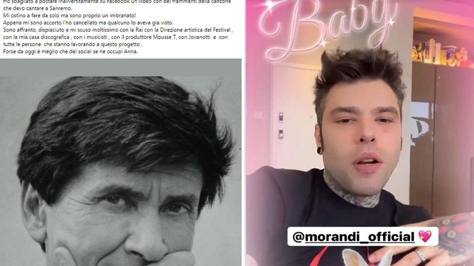 Errore sui social di Gianni Morandi la Rai lo “perdona” e salva Sanremo