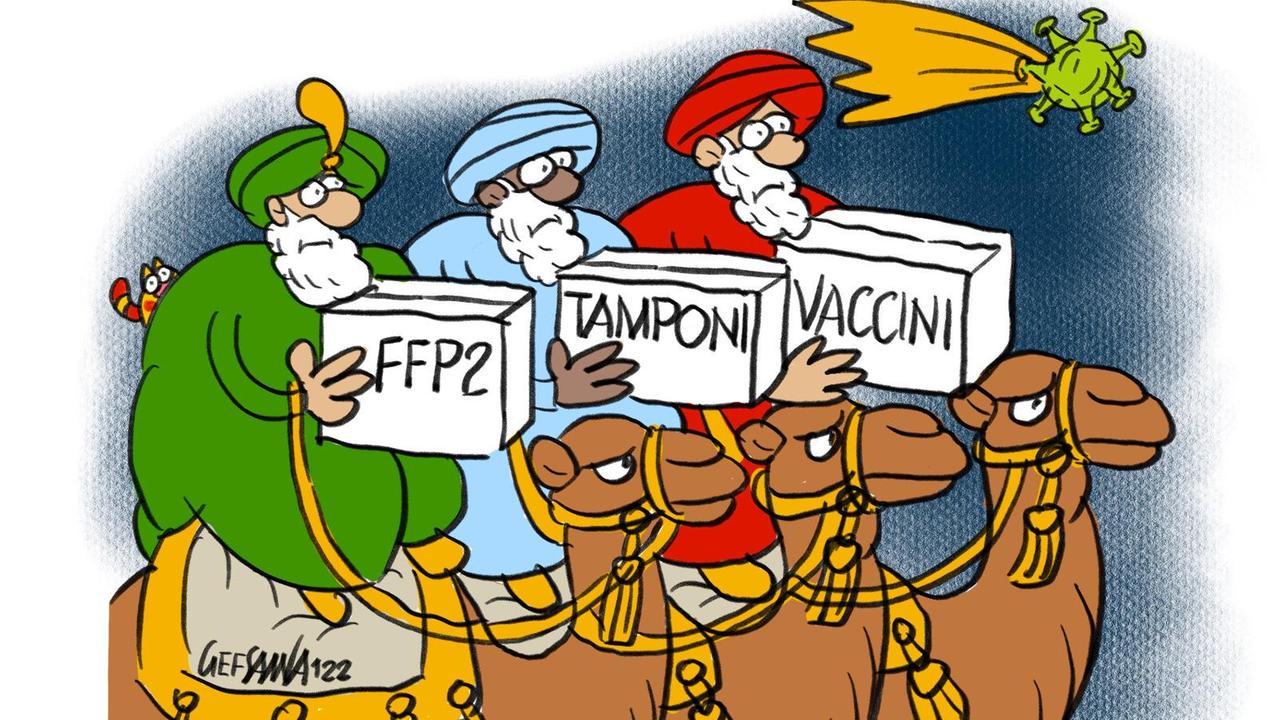 La vignetta di Gef - Negli ospedali di Sassari e Alghero più posti Covid