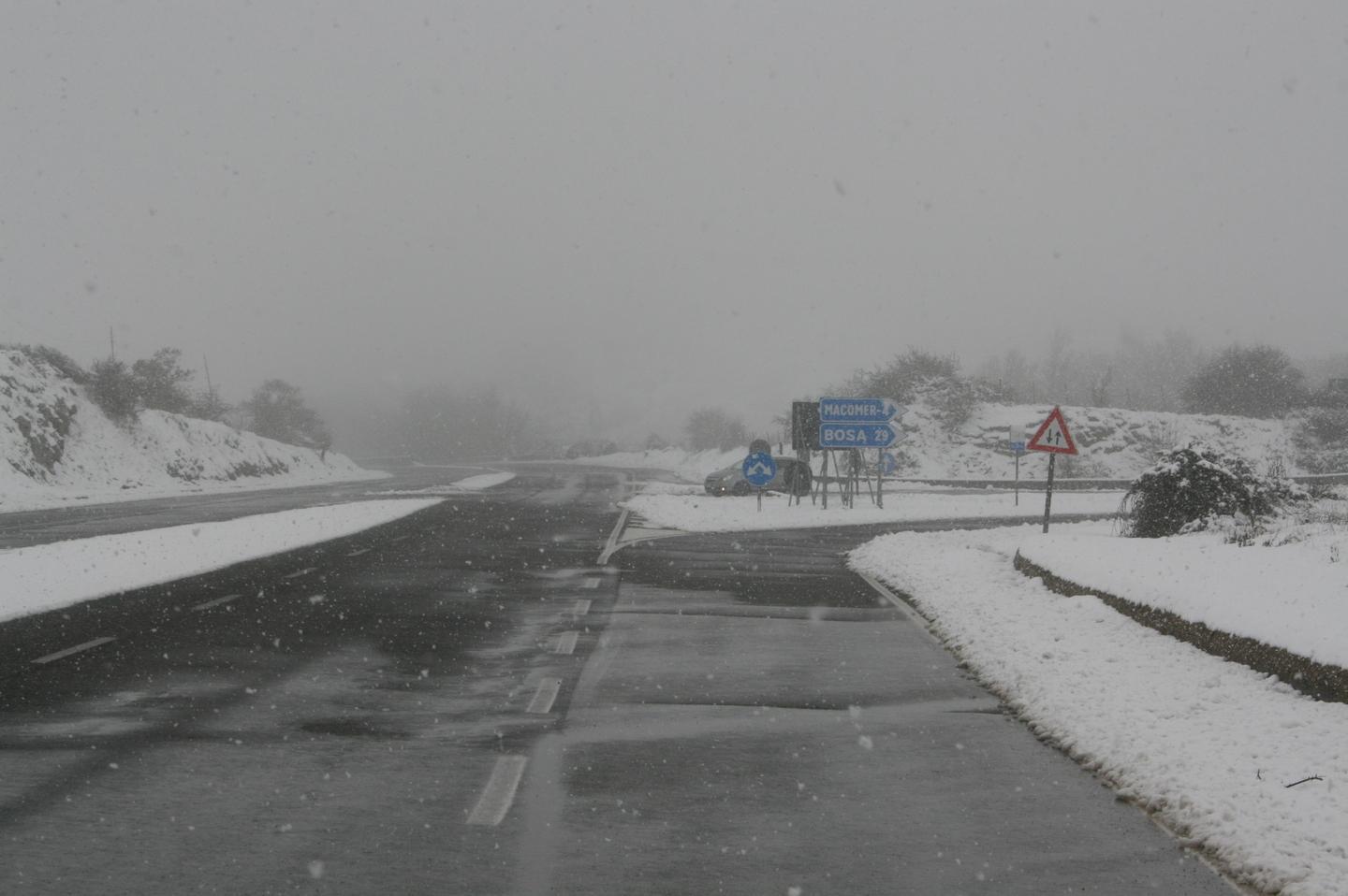 Allerta neve e ghiaccio sulle strade 