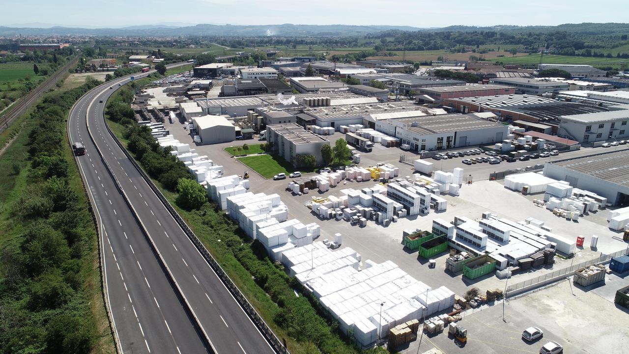 Una veduta dall’alto dell’area di Terrafino