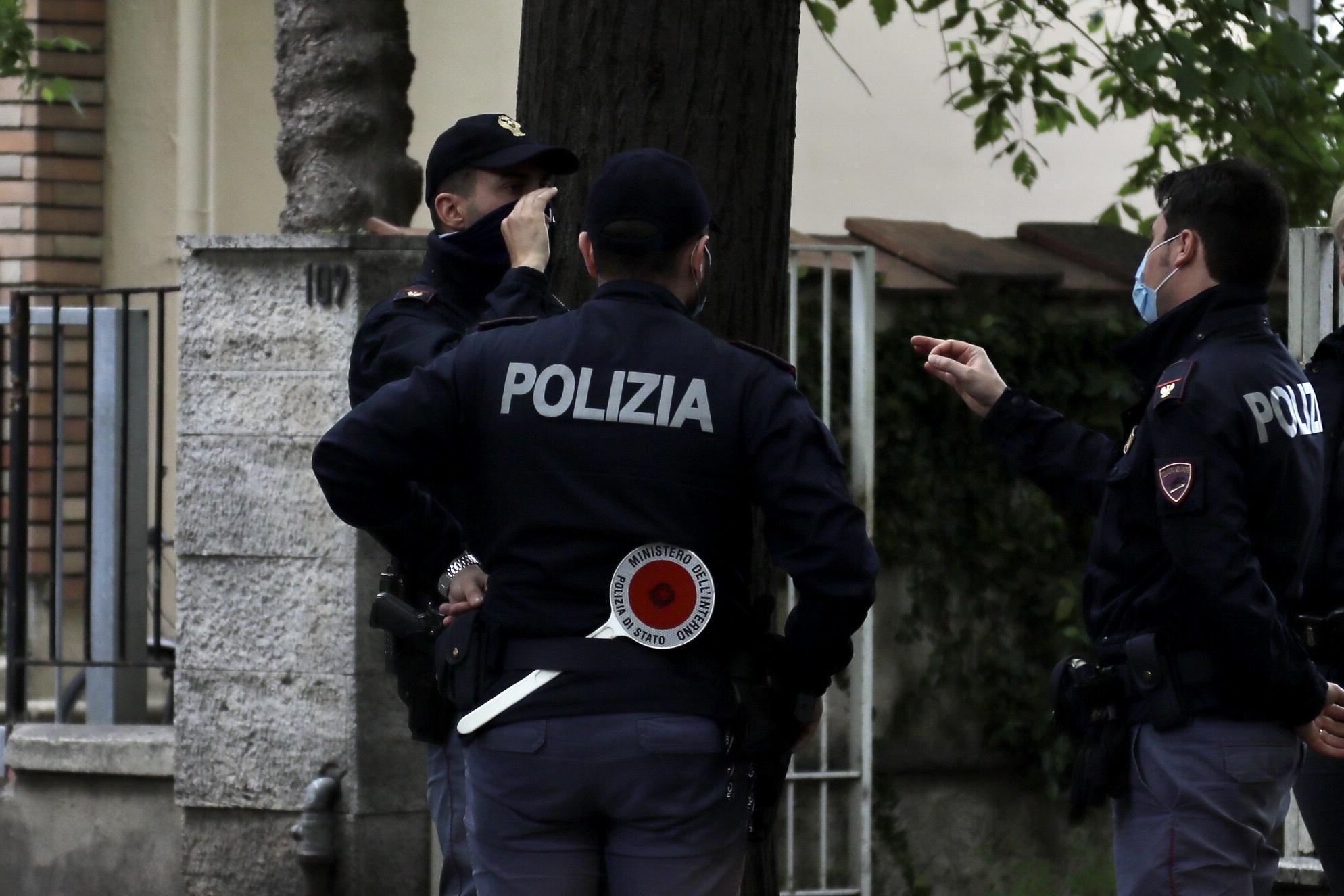 Un intervento della polizia (foto d'archivio)
