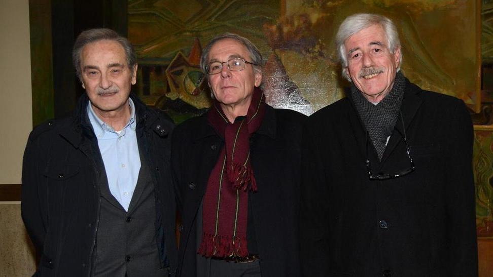 Da sinistra Innocenti, Lazzeroni e Nassi