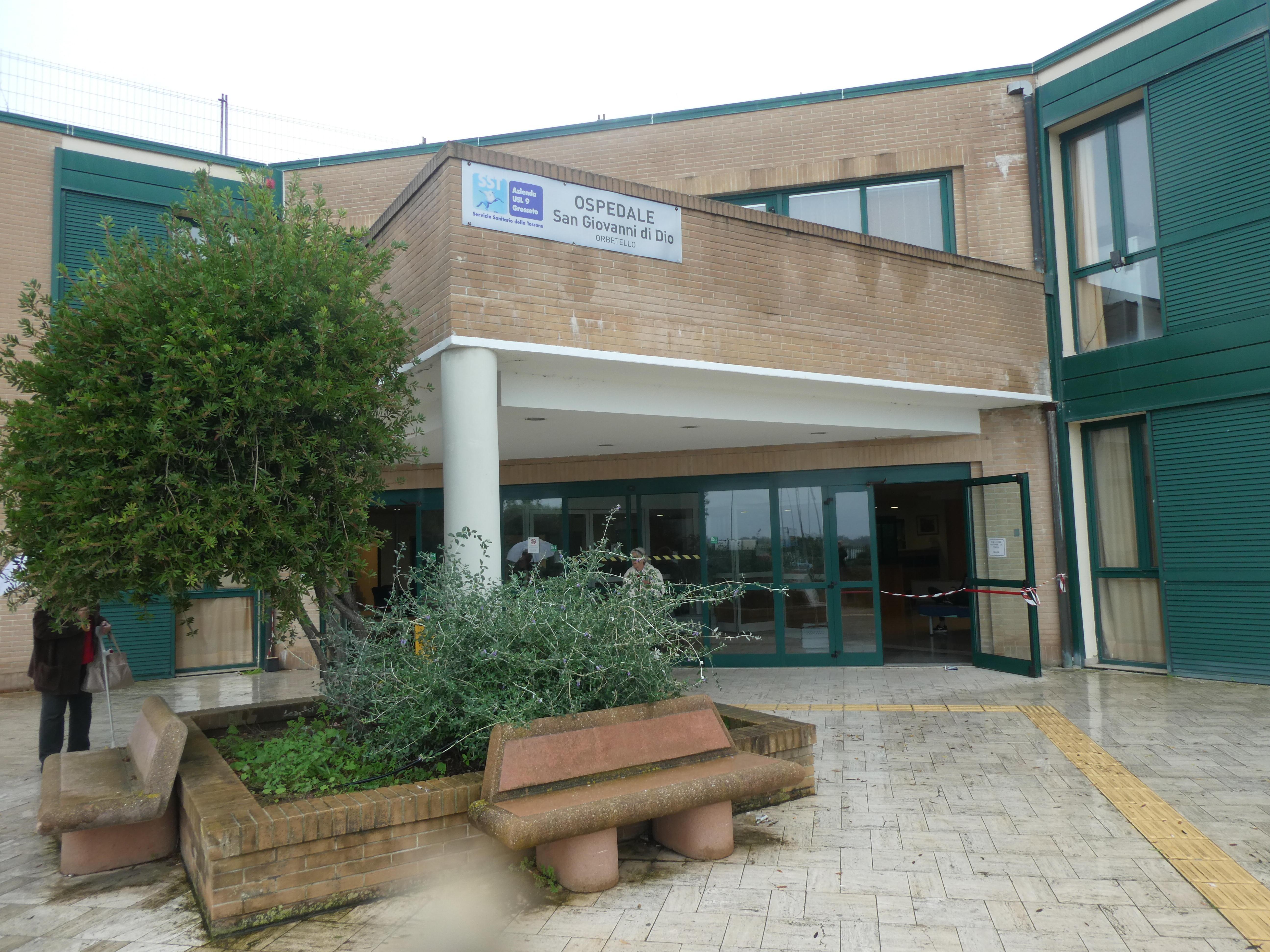 L'ospedale San Giovanni di Dio di Orbetello (foto Enzo Russo)