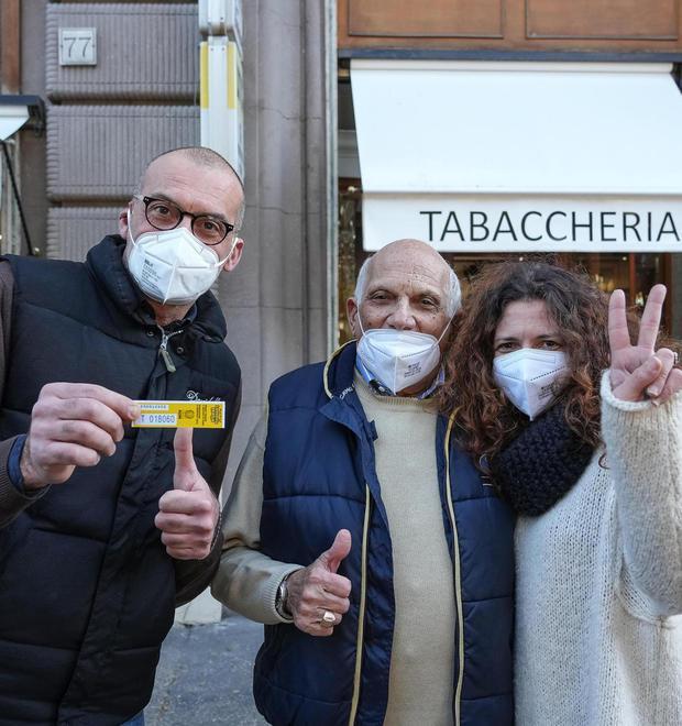 Il super biglietto venduto vicino alla Rai 