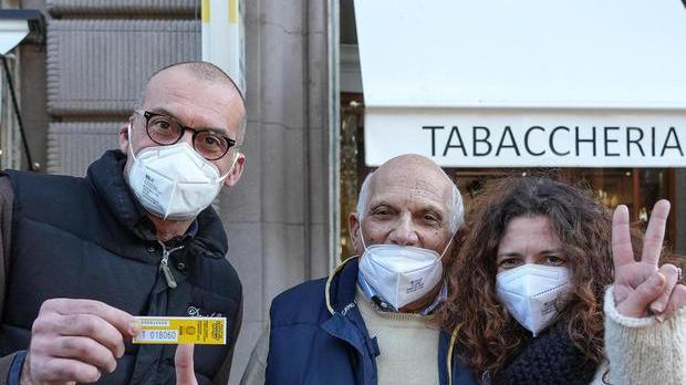 Il super biglietto venduto vicino alla Rai